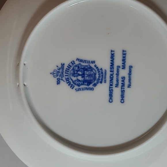 Bareuther Weihnachten 1969 Porcelain Christmas Plate - Picture 3 of 6